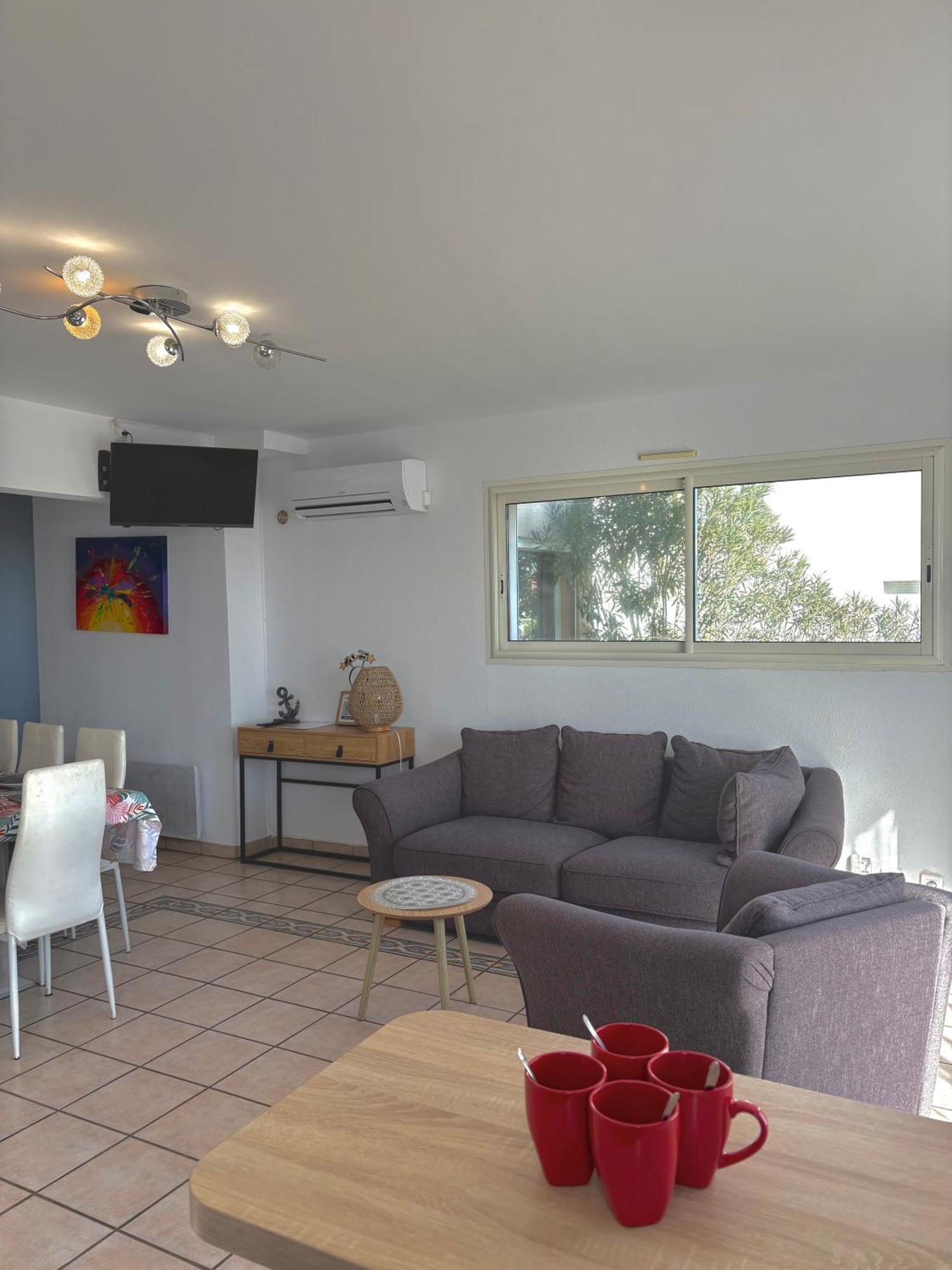 Appartement 7 Personnes Face Mer 7Blion37 Le Barcarès Esterno foto